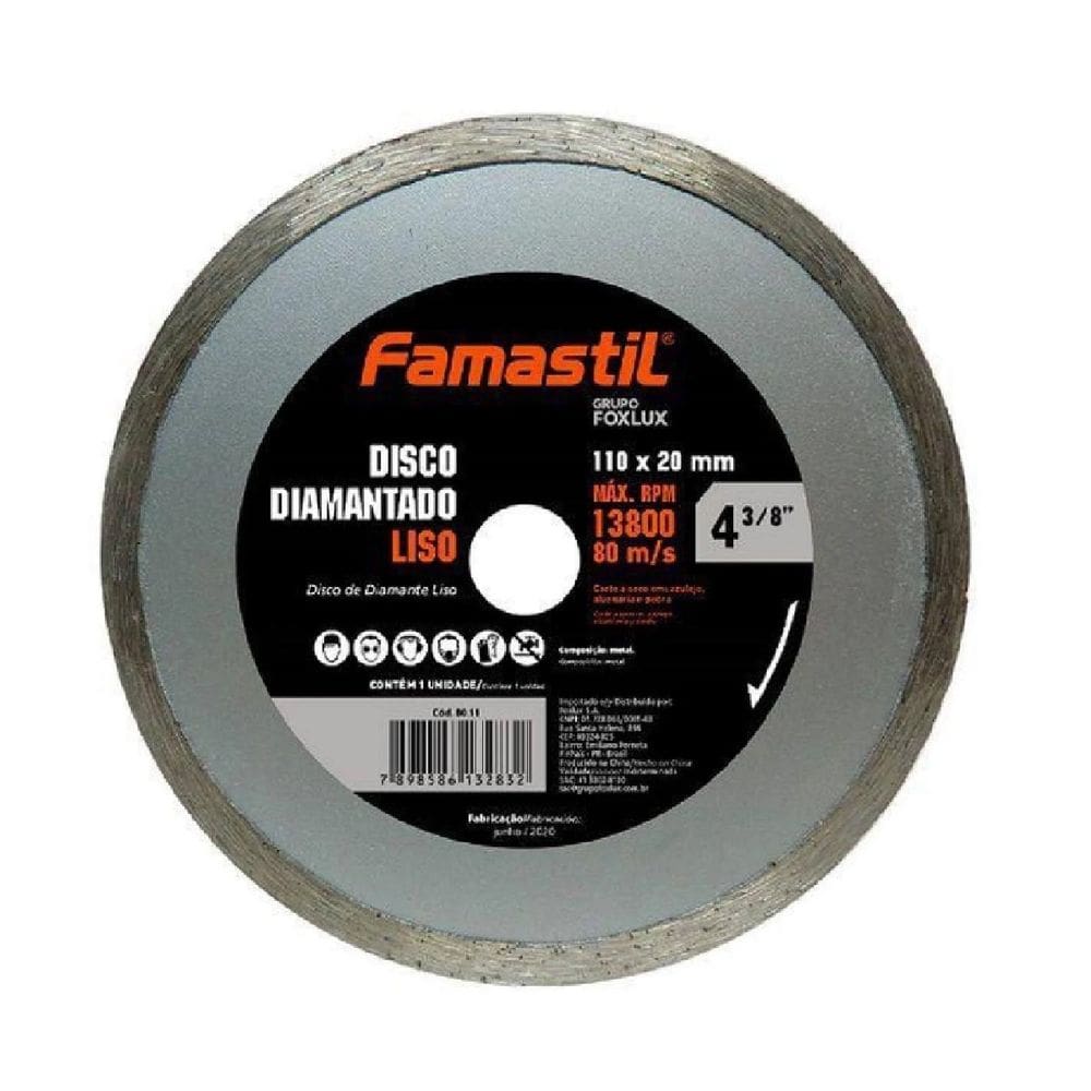 Disco Diamantado 4.3"/8" 110mmX20mm Famastil