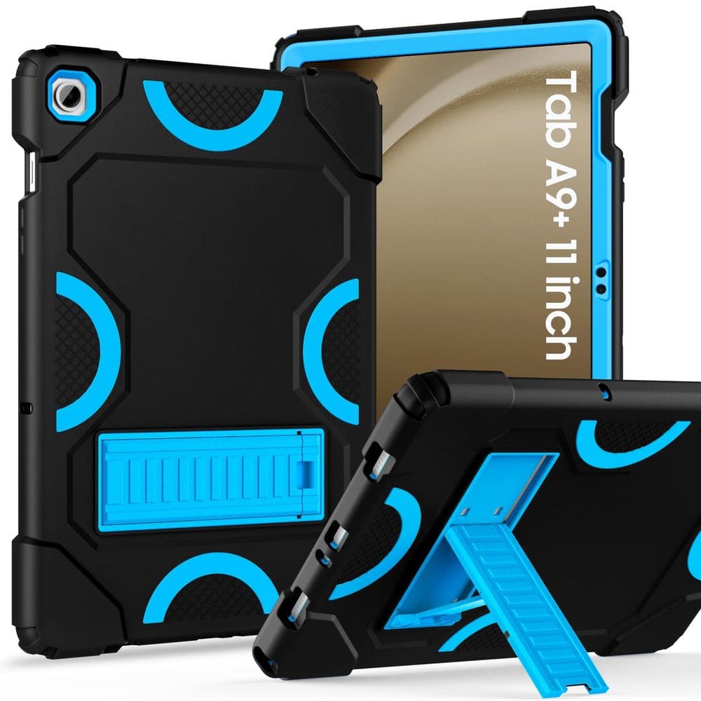 Capa MARIWIVI para Samsung Galaxy Tab A9+ 11 polegadas 2023 preta+azul