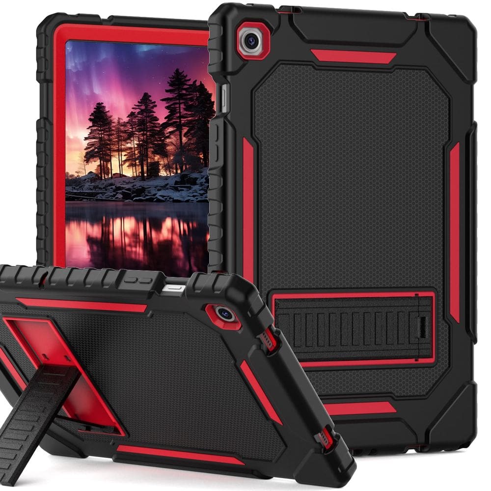 Capa Grifobes para Samsung Galaxy Tab A9 Plus 11” 2023 preta+vermelha
