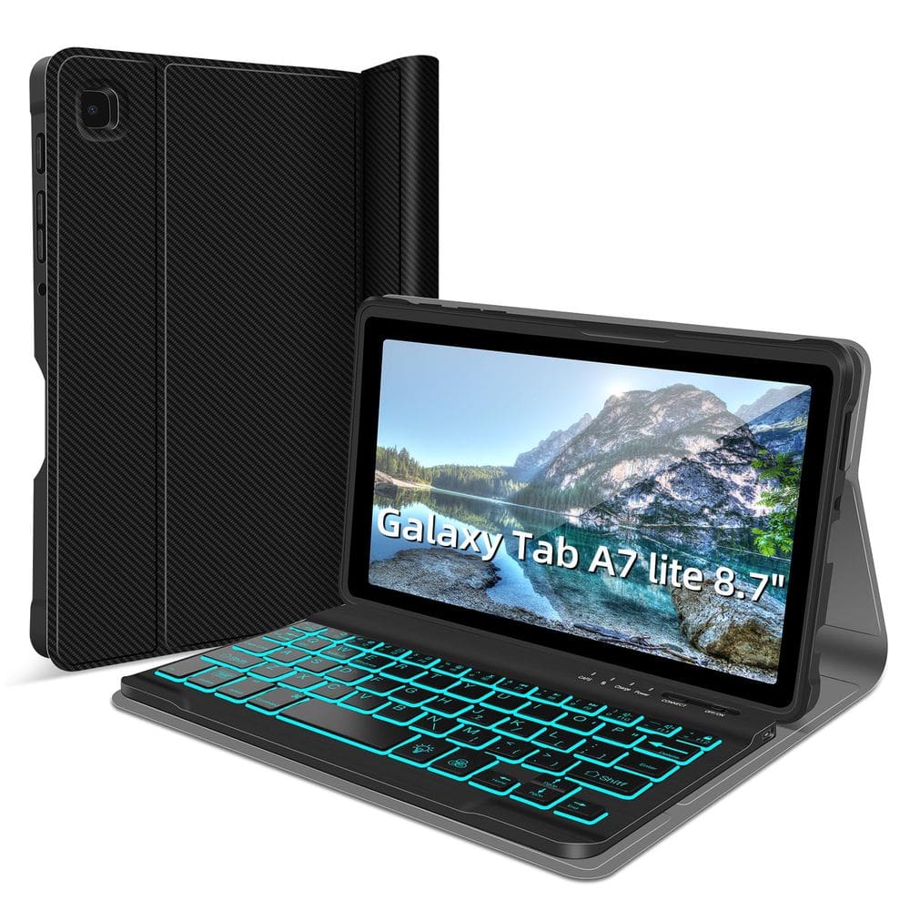 Capa de teclado WERNURPAI para Samsung Galaxy Tab A7 Lite 8.7