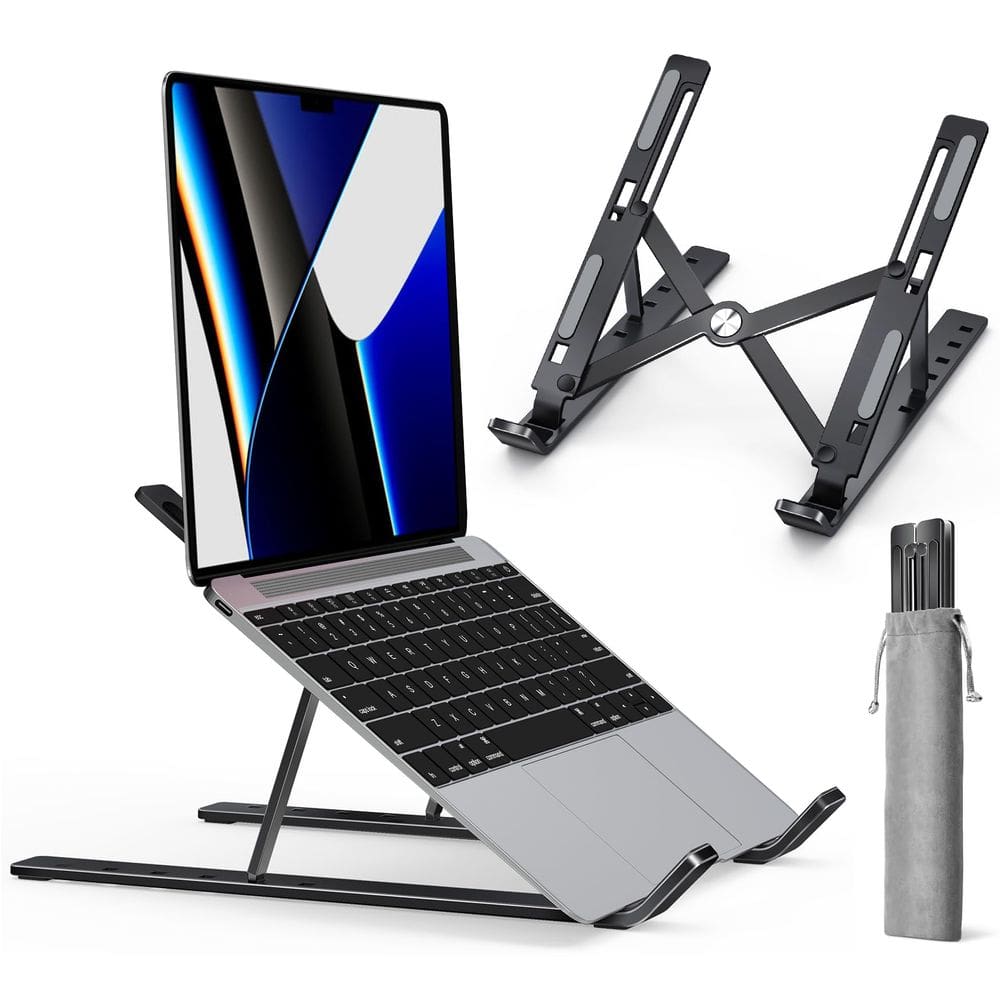 Suporte para laptop Ivoler Suporte para laptop Riser Alumínio Preto
