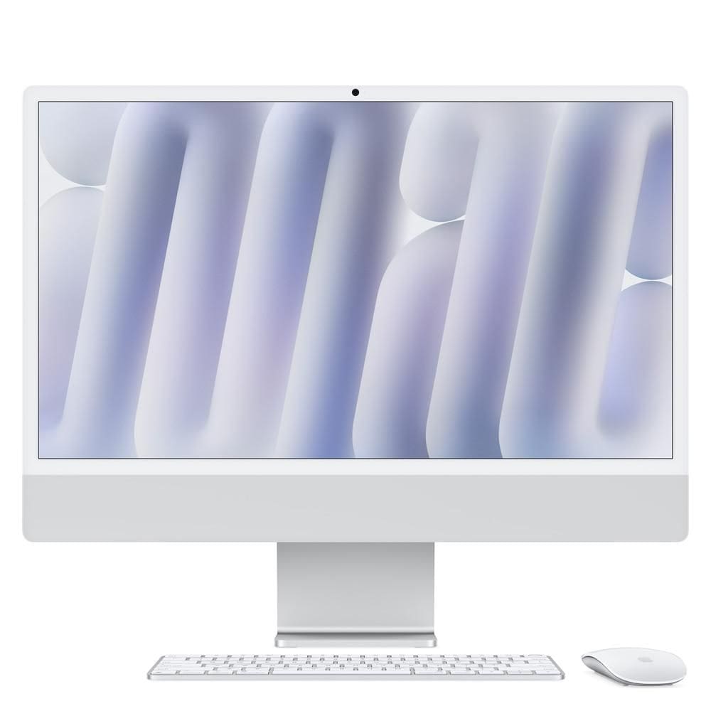 iMac 24", M4, CPU 10 núcleos e GPU 10 núcleos, Memória Unificada 16GB, 512GB SSD - Prateado