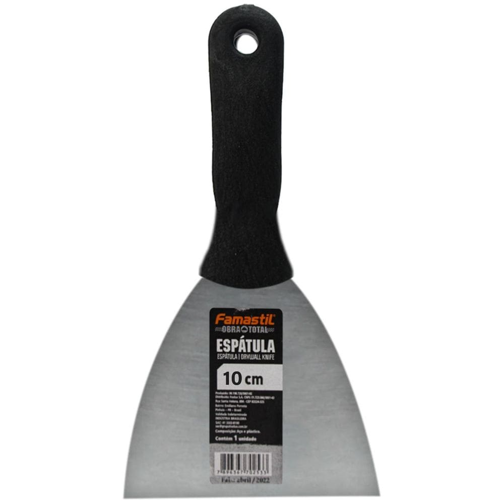 Espátula Aço Encruado 1020 Cabo PVC Famastil
