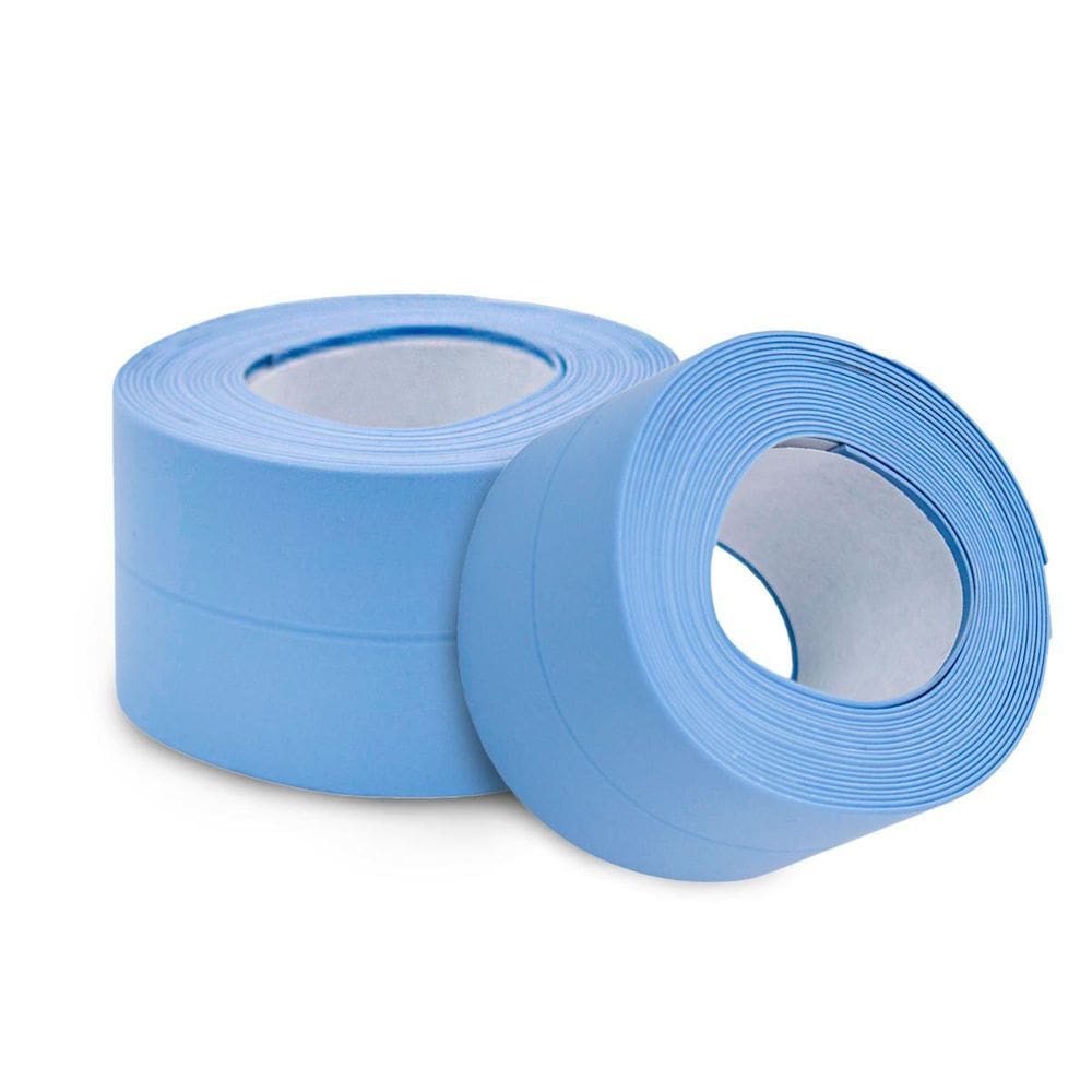 Fita Vedaçãoadesiva Porta Janela Protetor 3X3,5 Cm Cor:Azul