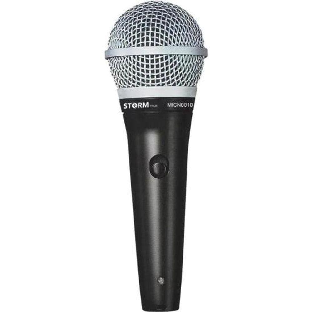 Microfone Com Fio Storm Micn00010 Preto
