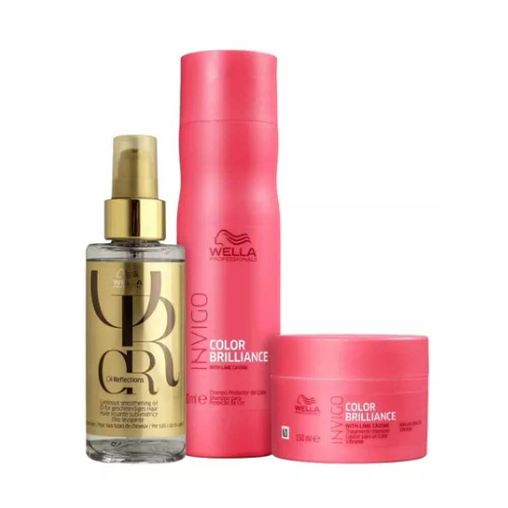 Kit Wella Invigo Color Brilliance + Oil Reflections
