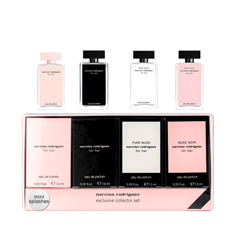 Conjunto de presentes de perfume Narciso Rodriguez for Her Mini para mulheres