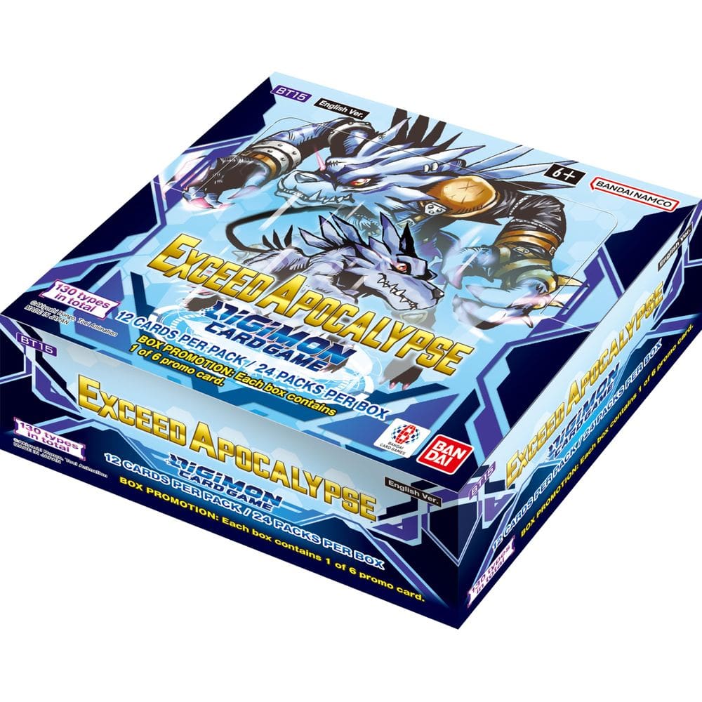 Jogo de cartas Booster Box Digimon Exceed Apocalypse BT15