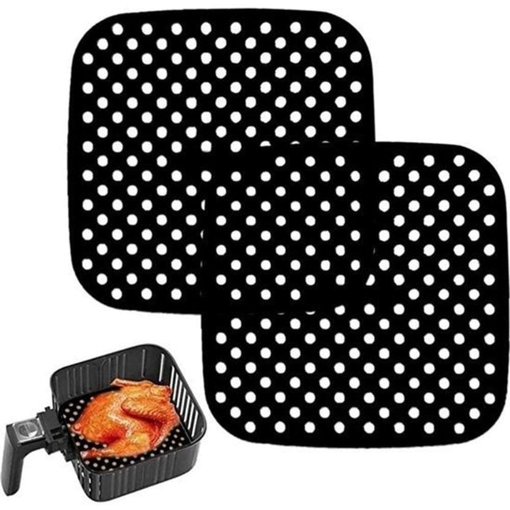 Forro Protetor Quadrado Para Air Fryer Fritadeira
