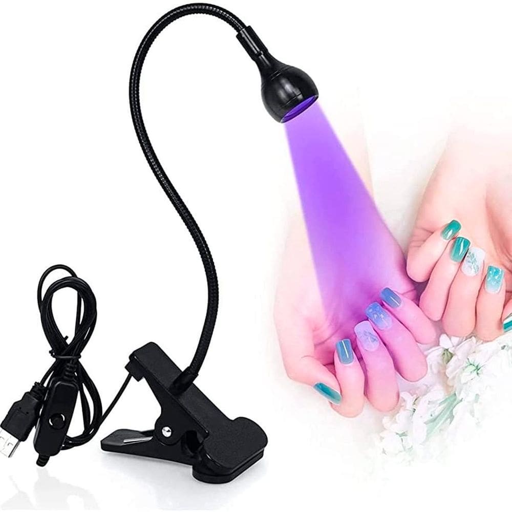 Luminária Led Uv Ajustável Portátil Para Mesa Manicure