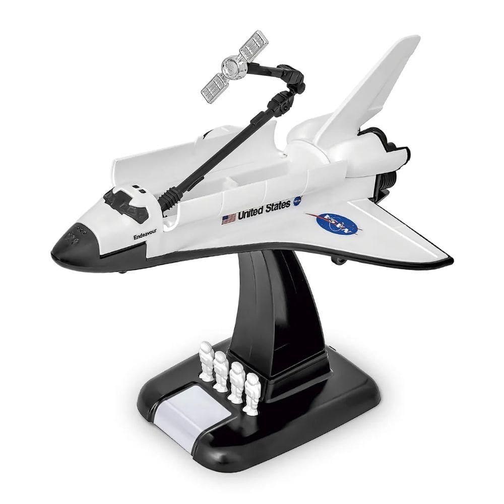 Ônibus Espacial Space Shuttle Nasa Satélite Cromado Réplica