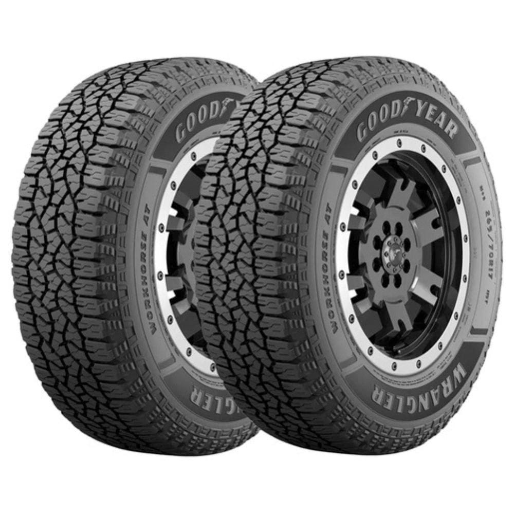 Jogo 2 Pneus Goodyear Aro 15 Wrangler Workhorse At 205/60R15