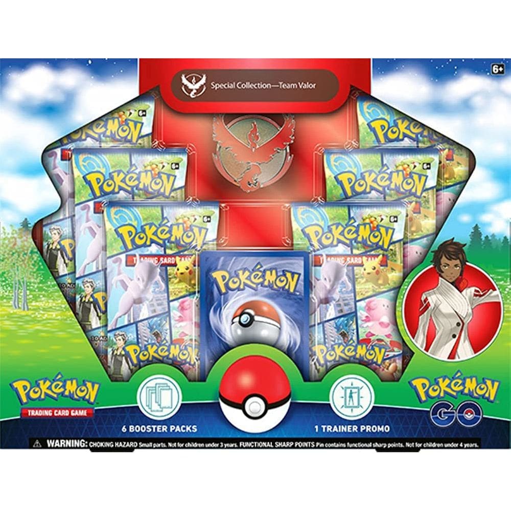 Jogo de cartas colecionáveis Pokémon GO Special Collection Team Valor