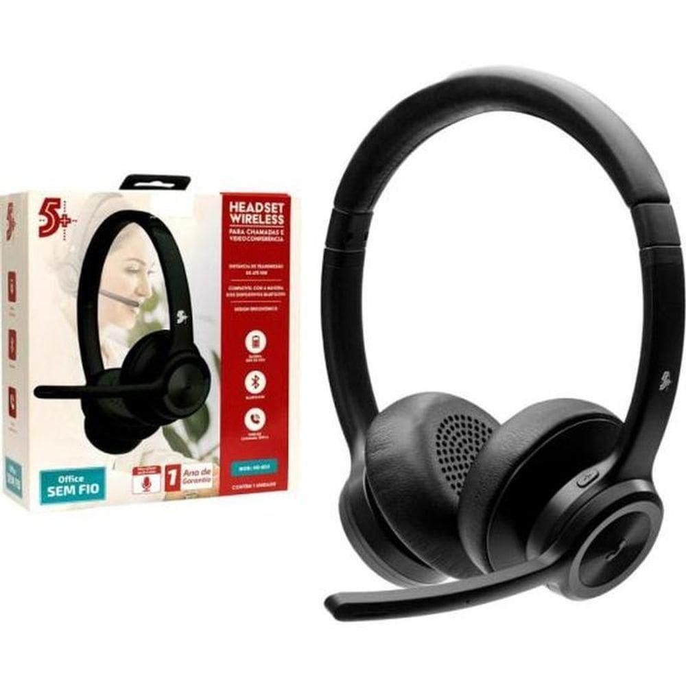 Headset Sem Fio Bluetooth Hs-203 5+