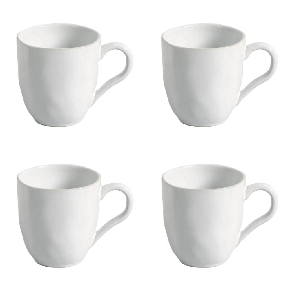 Conjunto de Canecas 04 Peças Orgânico New White Porto Brasil