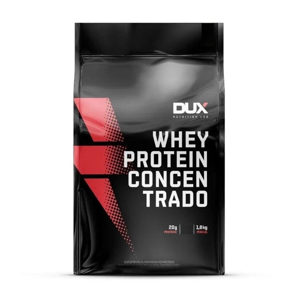 Whey Protein Dux Nutrition Concentrado Refil 1,8kg Chocolate