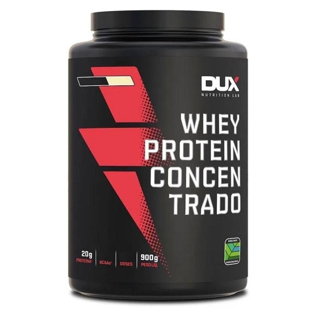 Whey Protein Dux Nutrition Concentrado Pote 900g Coco