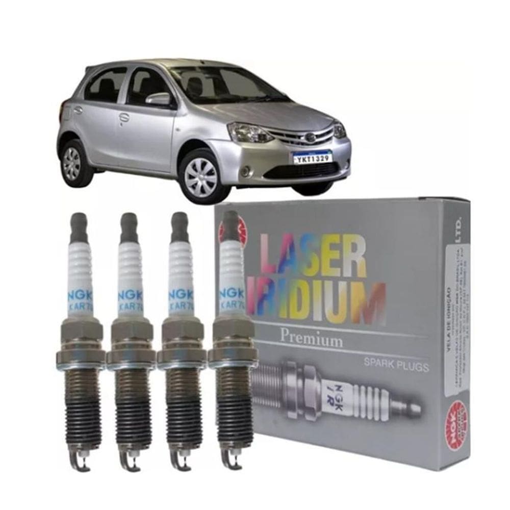 Jogo De Vela  Ngk Etios 1.3 1.5 16V Flex