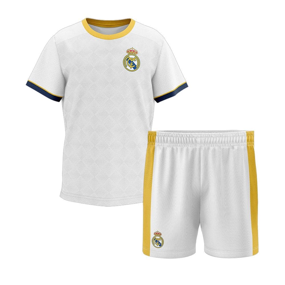 Kit Braziline Mini Craque Real Madrid Licenciado Branco