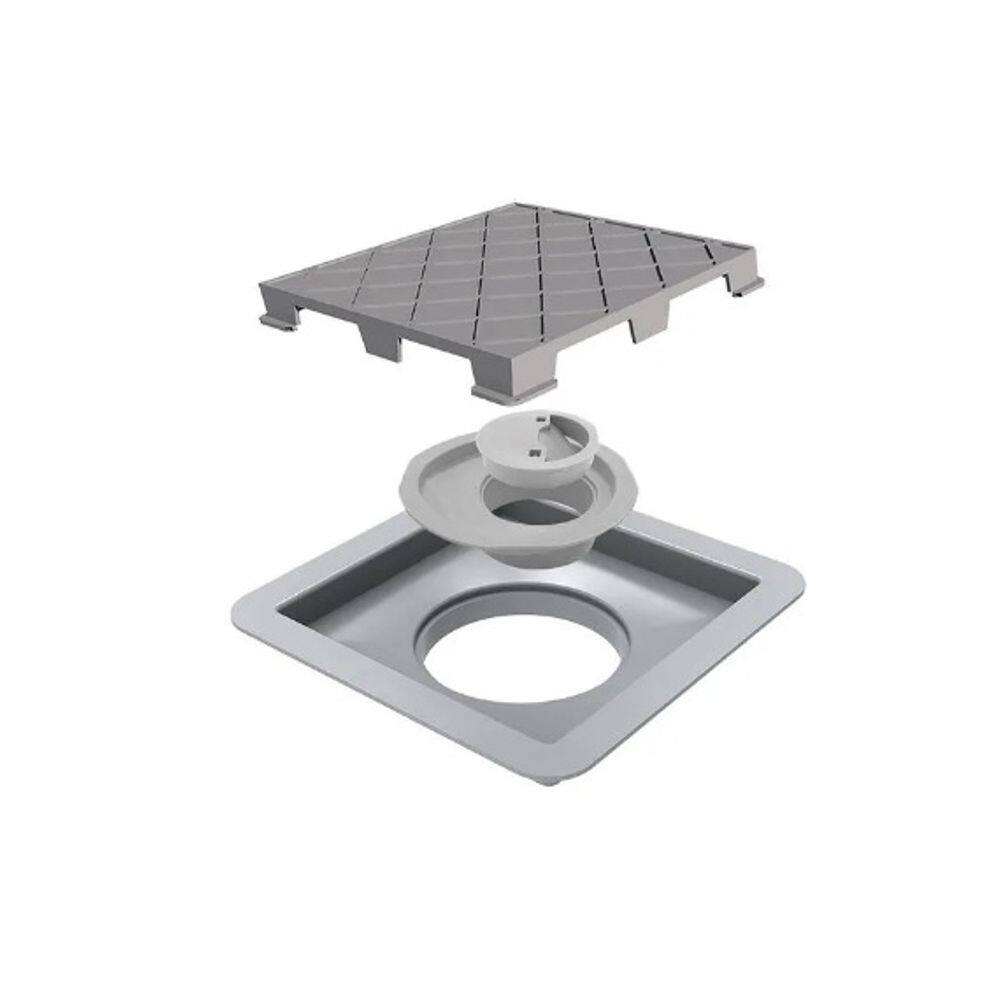Linear Ralo Pvc Quad Oculto 15x15cm
