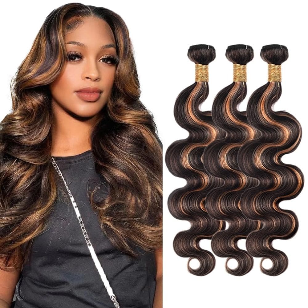 Pacotes de cabelo DiexRlamx Body Wave Brazilian Virgin Remy P1B/30