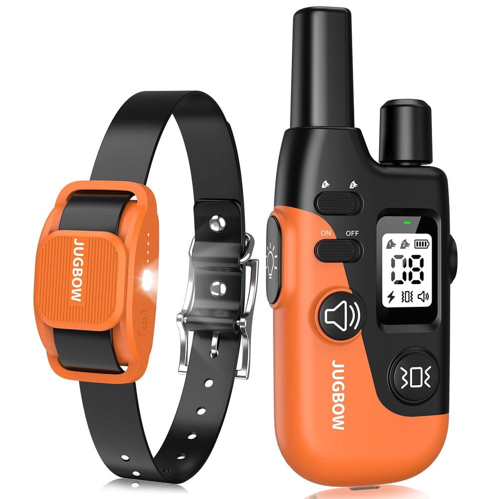 Coleira de treinamento para cães Jugbow 4200FT Remote LED à prova d`água