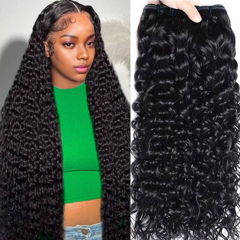 Pacotes Hair Weave HOTLOVE Water Wave 100% Virgin Hair 3 pacotes