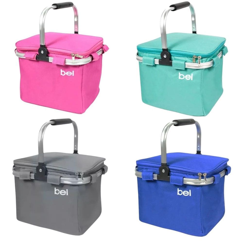 Bolsa Térmica 24 Latas Alça Alumínio Compacta 15,5L Abertura Lateral Bel