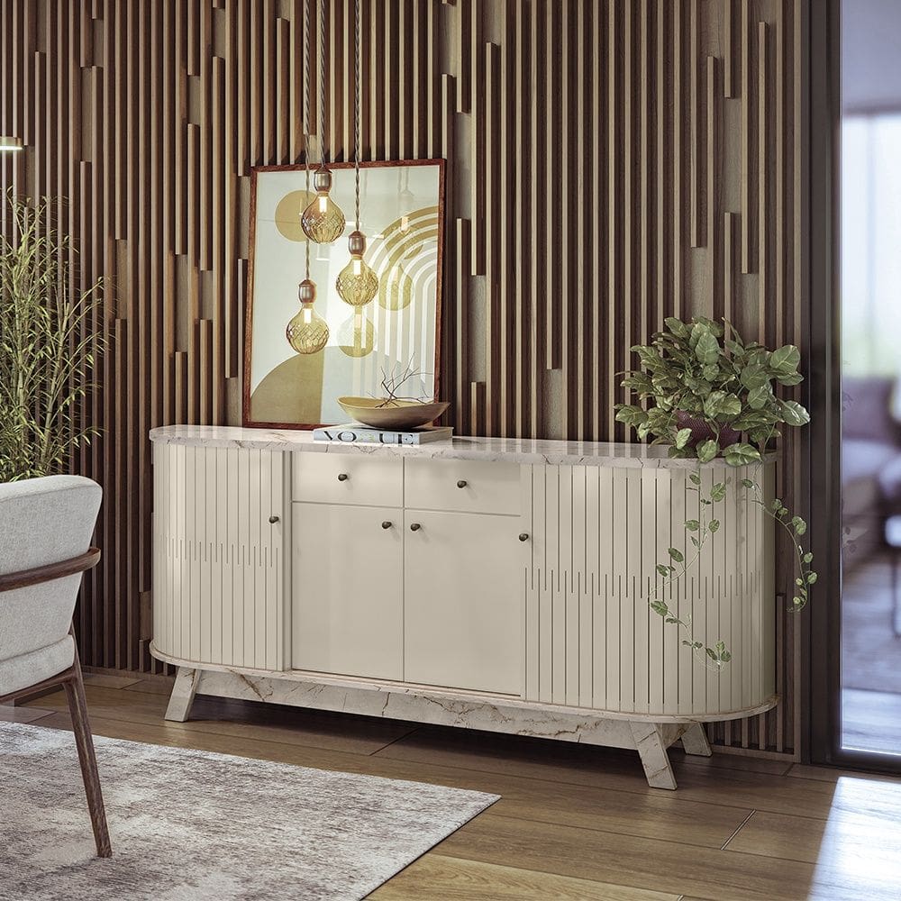 Buffet Mônaco Calacata Off White Madetec