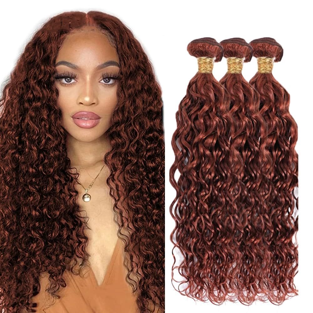 Pacotes de cabelo HuxoWax Water Wave 8A Brazilian Virgin Remy