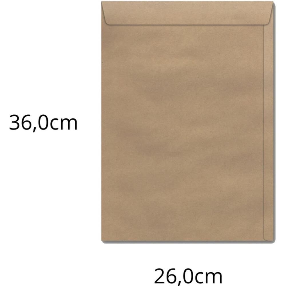 Envelope Saco Natural 260x360mm 80grs. Kn 36 250un - Scrity