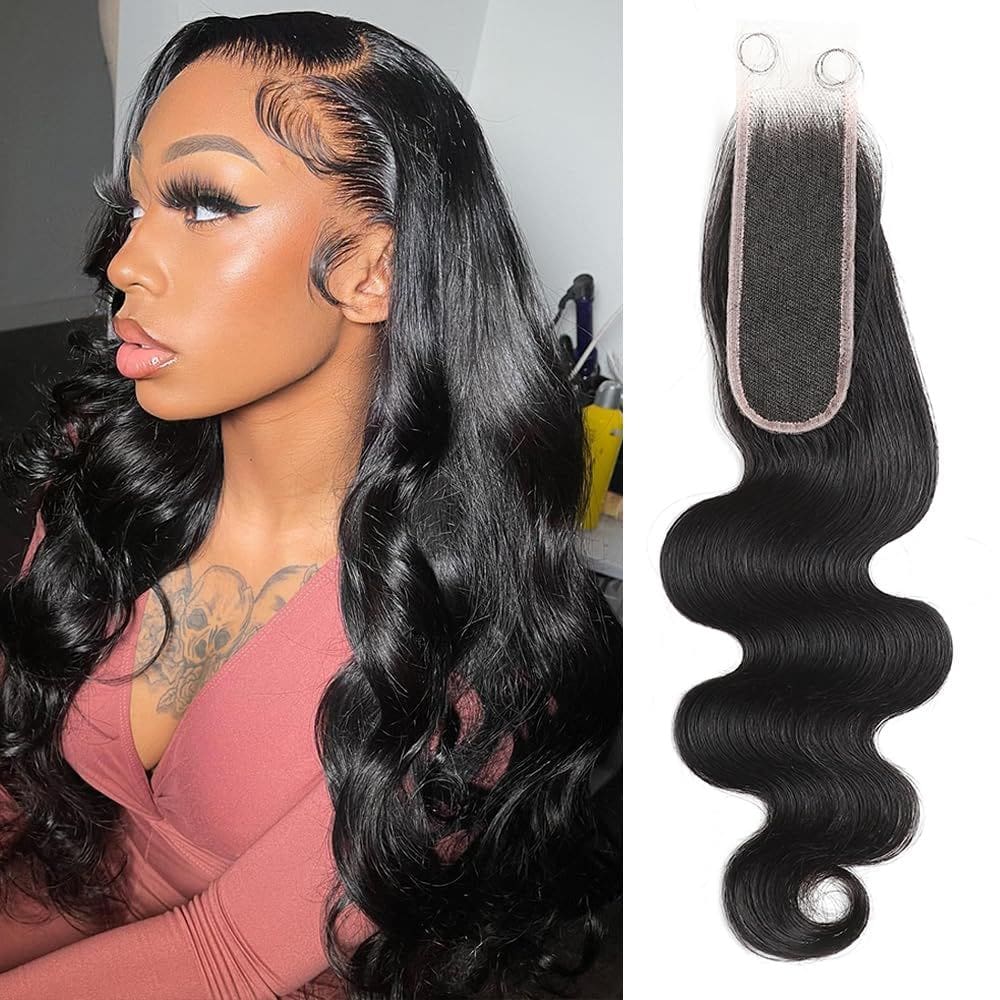 Laço frontal GYAJEP 2x6 Body Wave 22 cm HD transparente 0,1 mm