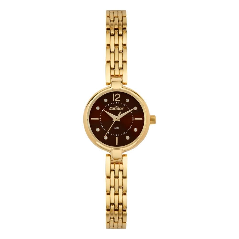Relógio Condor Feminino Ref: Co2035nsg/5m Bracelete Dourado