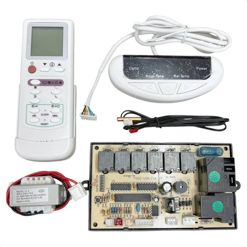 Kit Controle Placa Para Ar Condicionado Universal Pt-Xt