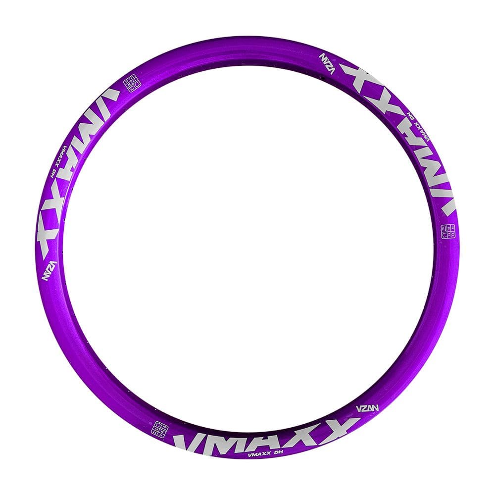 Aro Folha 26/36 Furos V-maxx Disc Schrader Parede Dupla DH Freehide Violeta Vzan