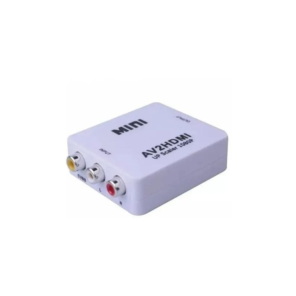 Conversor Adaptador Av2Hdmi Rca Av Para Hdmi.