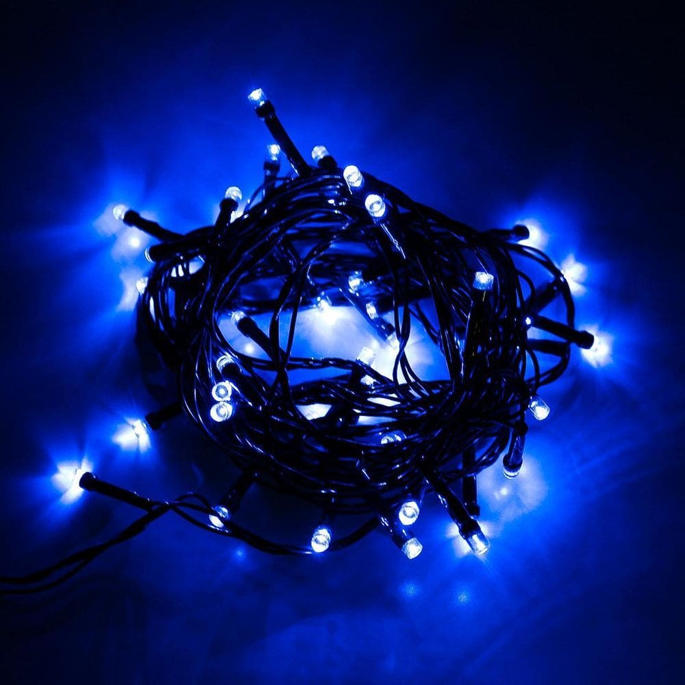 Cordão 50 Lampadas Led Formato Pequena Gota 5 Metros Fio