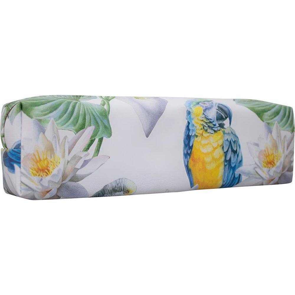 Estojo Escolar Florido Estilo Tropical Estampado