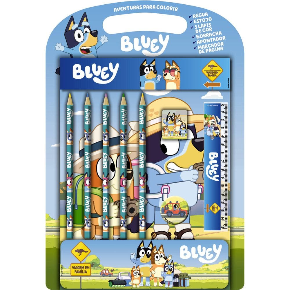 Bluey Aventuras para Colorir