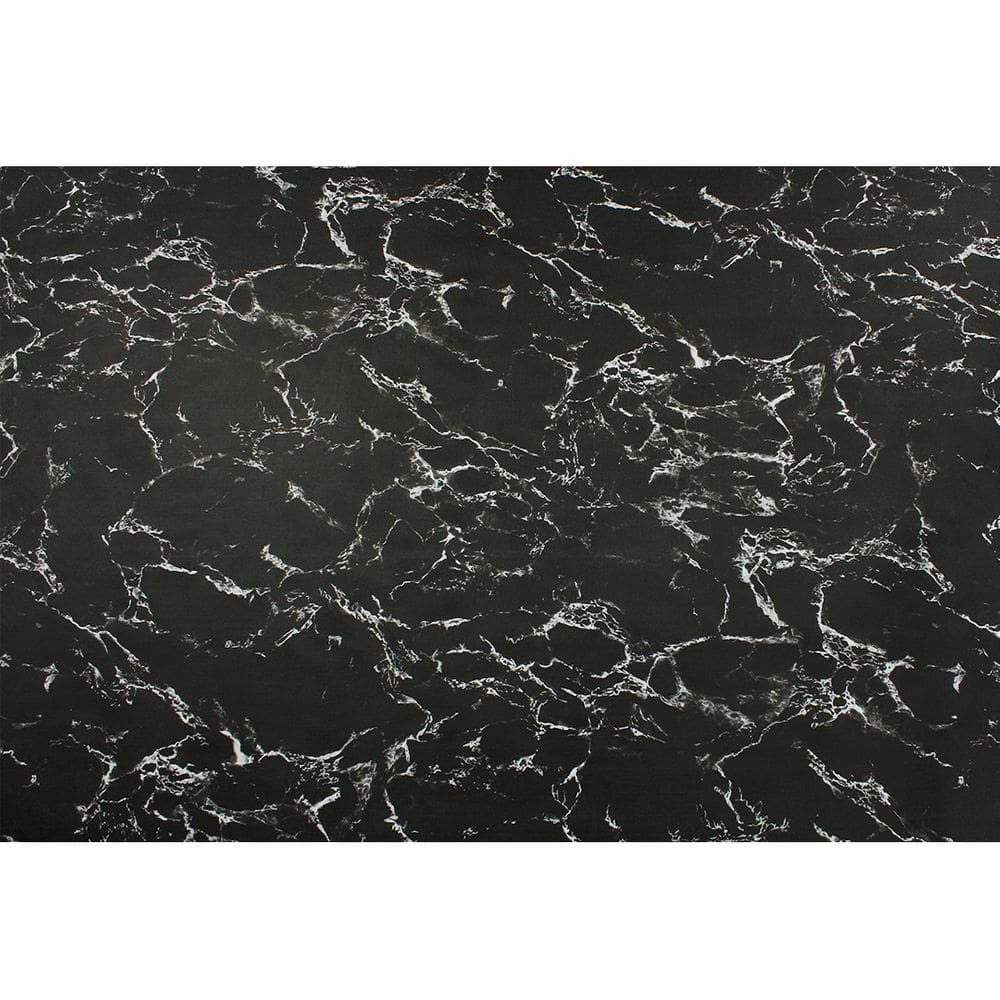 Papel Parede Adesivo Mármore Preto Lavável 10mx45cm Envelopamento