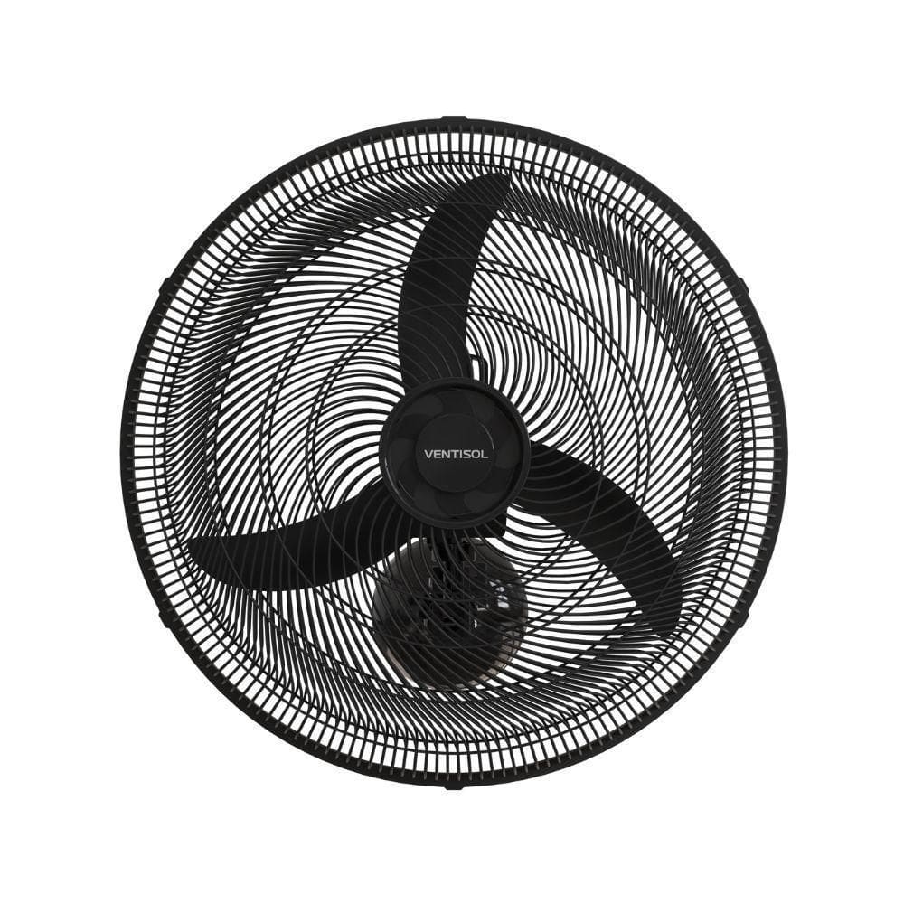 Ventilador Ventisol Parede Oscilante New 50cm Preto 110V