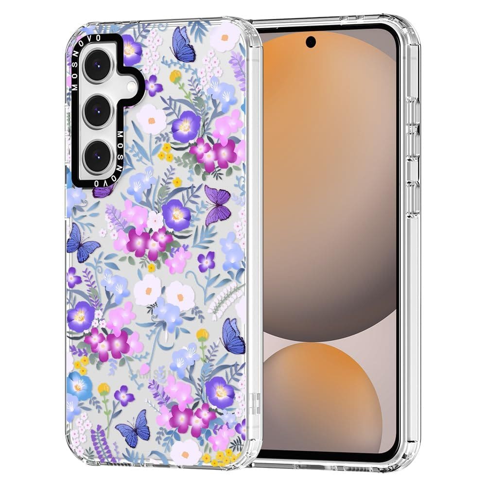 Capa de telefone MOSNOVO para Samsung Galaxy S24 FE Purple Peri