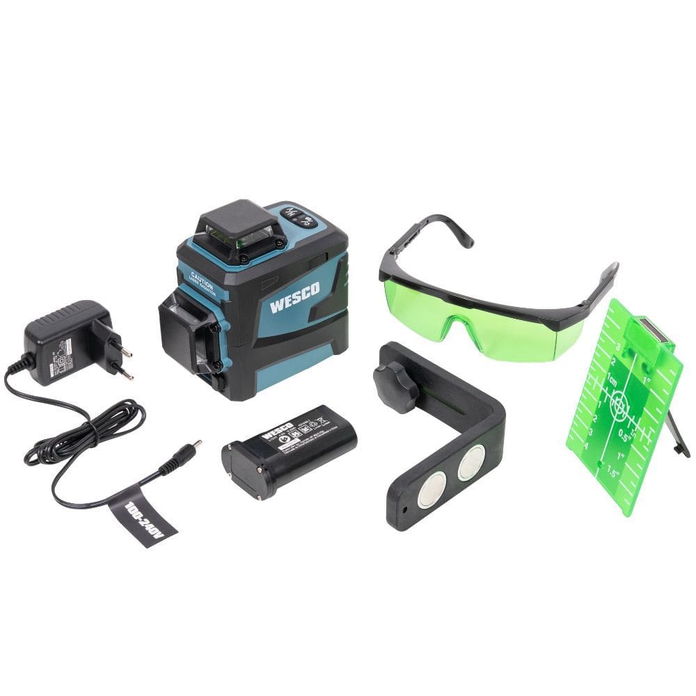 Nível Laser Recarregável Ws8912k 12 Linhas 360º Wesco