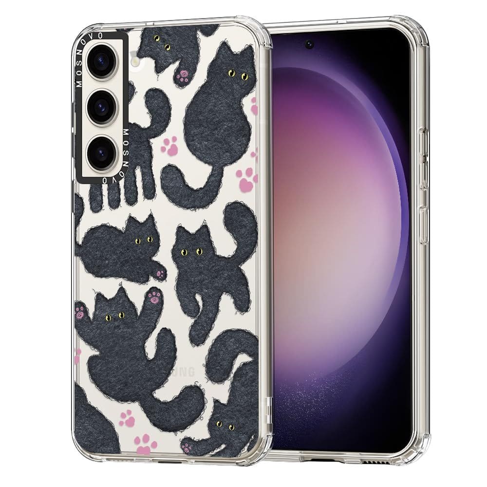 Capa de telefone MOSNOVO para Samsung Galaxy S23 Buffertech preta