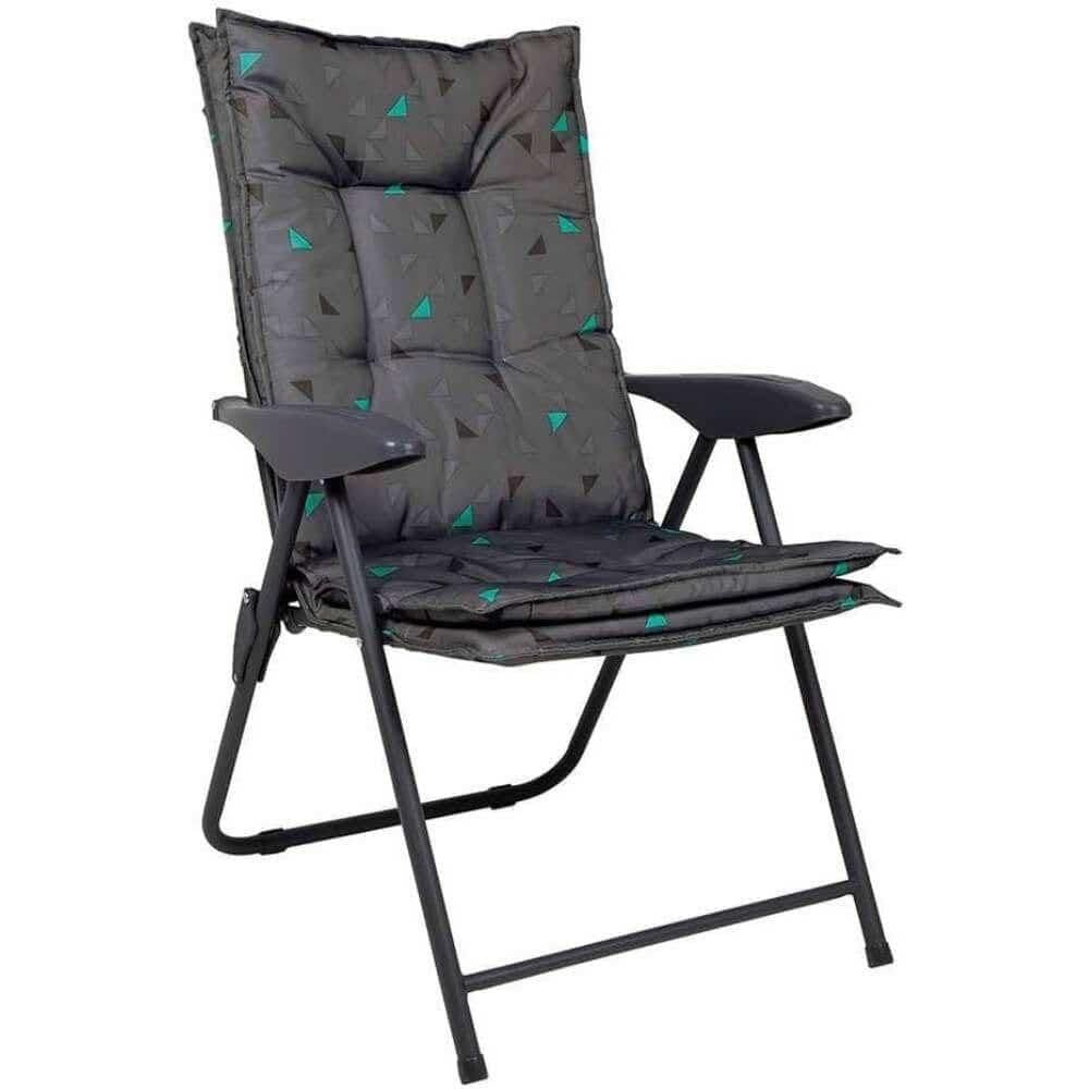 Poltrona Estofada Camping K1 até 120kg Grafite 409201 MOR
