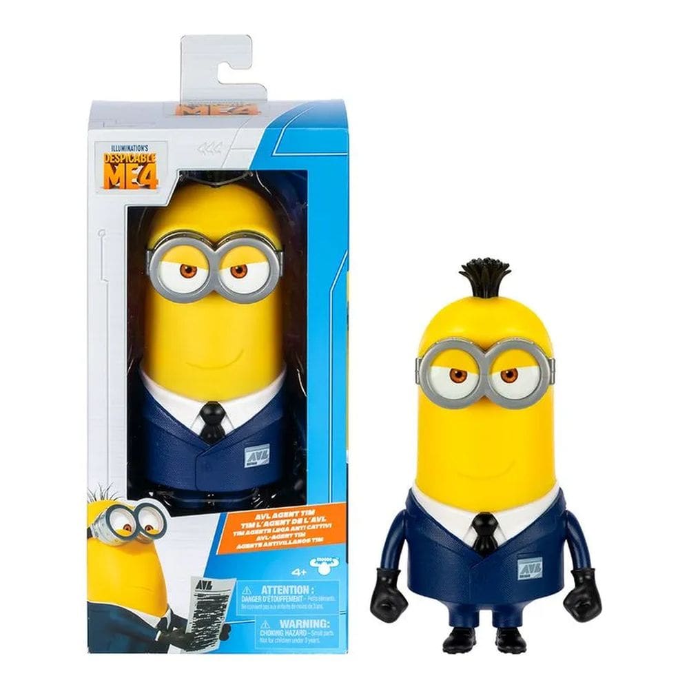 Boneco 25cm Meu Malvado Favorito 4 - AVL Agent Tim - Candide 7314B