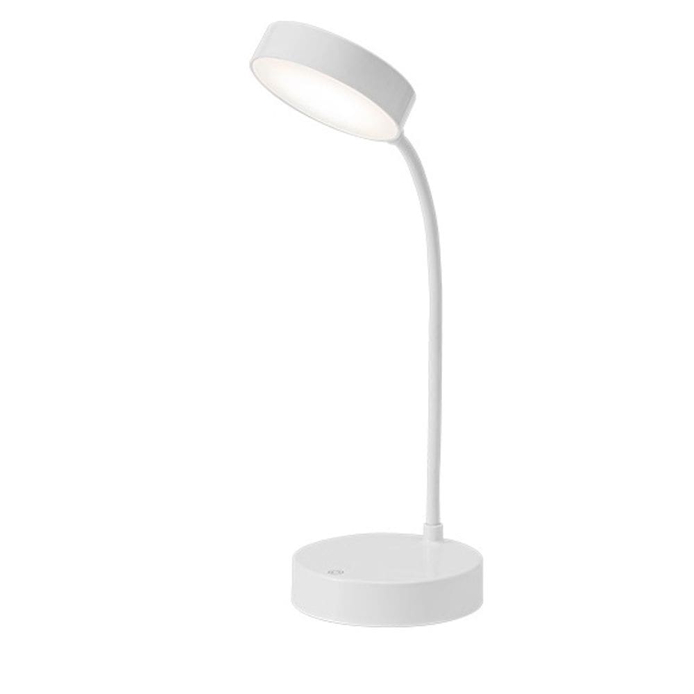 Luminária de Mesa LED Taschibra Puck Recarregável Branca