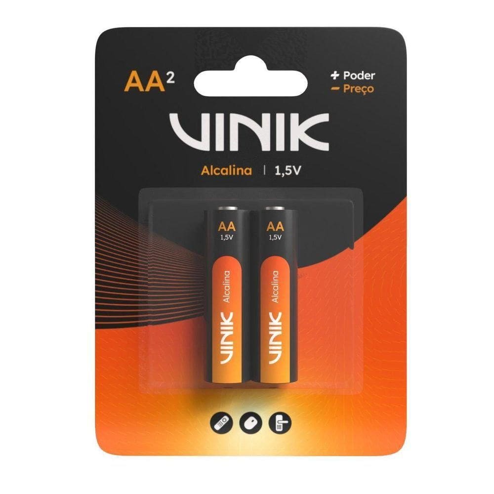 Pilha Alcalina Aa C-2 - Vp2ab2a