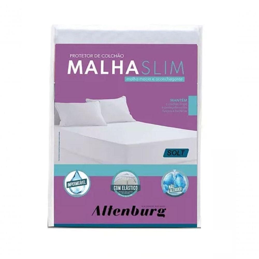 Protetor De Colchão Solteiro Malha Slim Altenburg