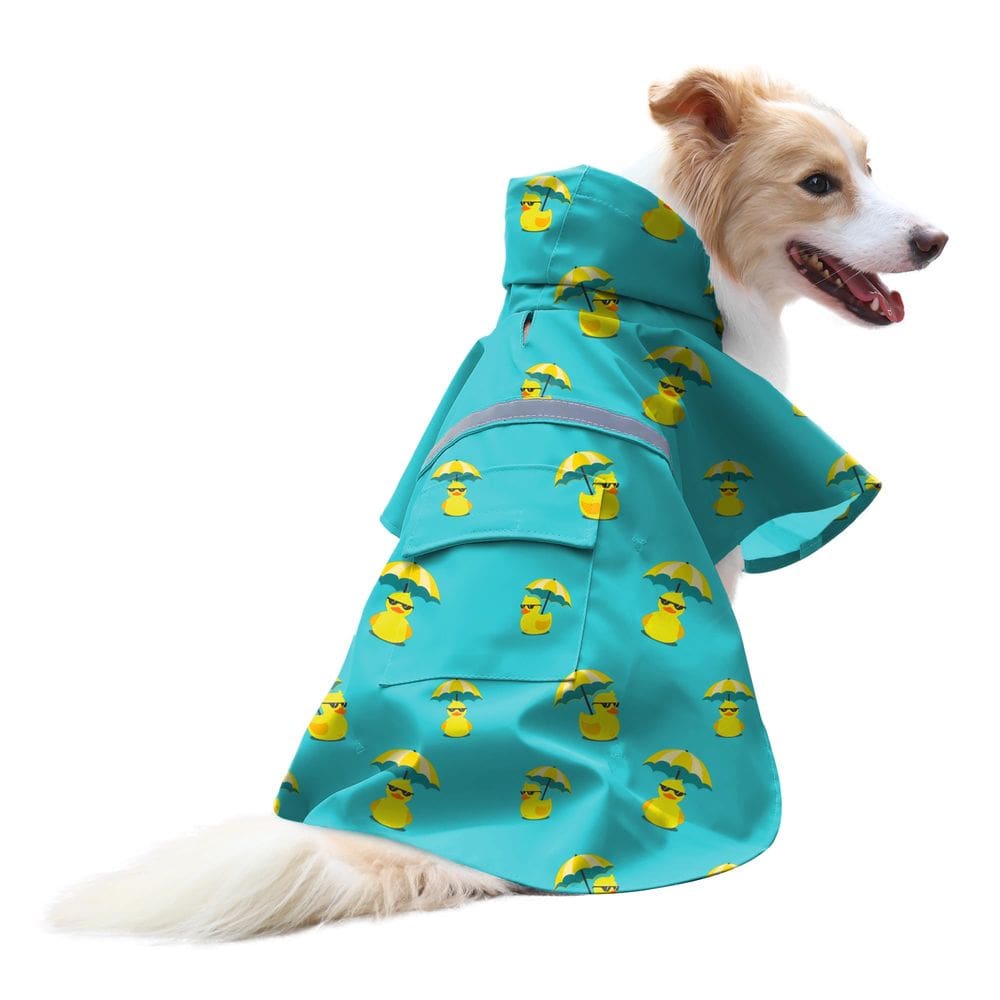 Capa de chuva para cães NACOCO ajustável Rubber Ducks Yellow 3XL